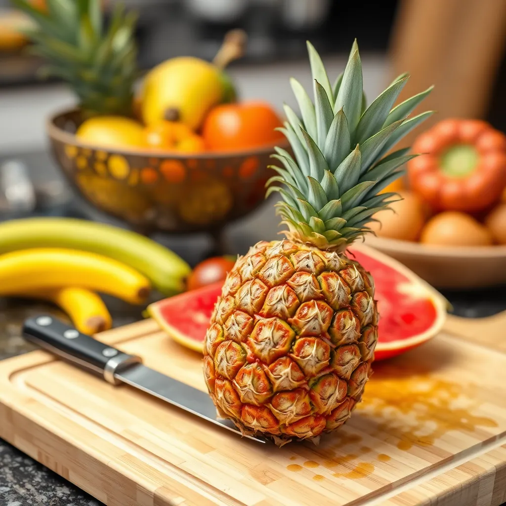 Jak pokroić ananasa na imprezę?